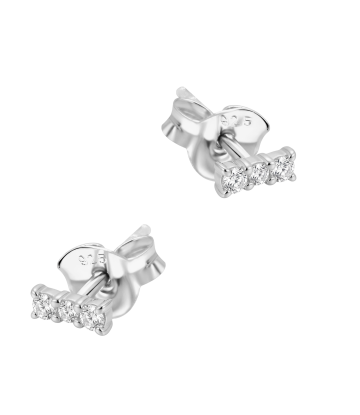 Twilight Shine Silver Stud Earring STS-6845